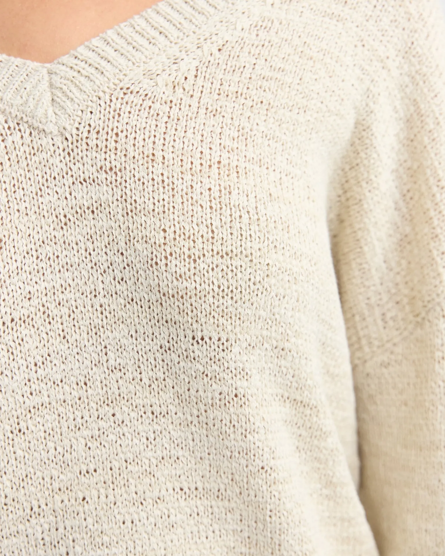Fleur Chunky V-Neck Knit