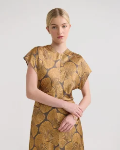 Fleur Printed Twill Dress