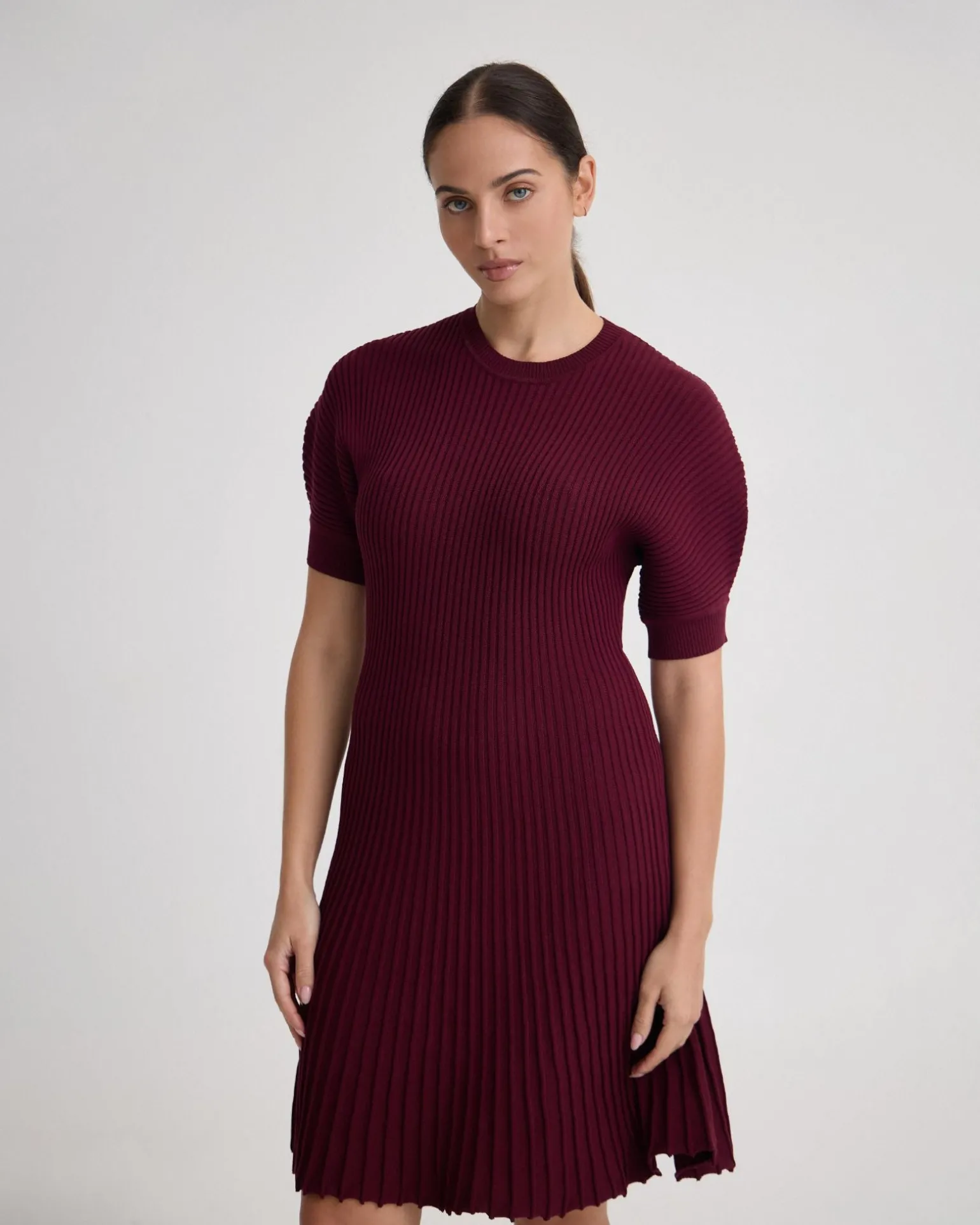 Florence Knitted Pleat Dress
