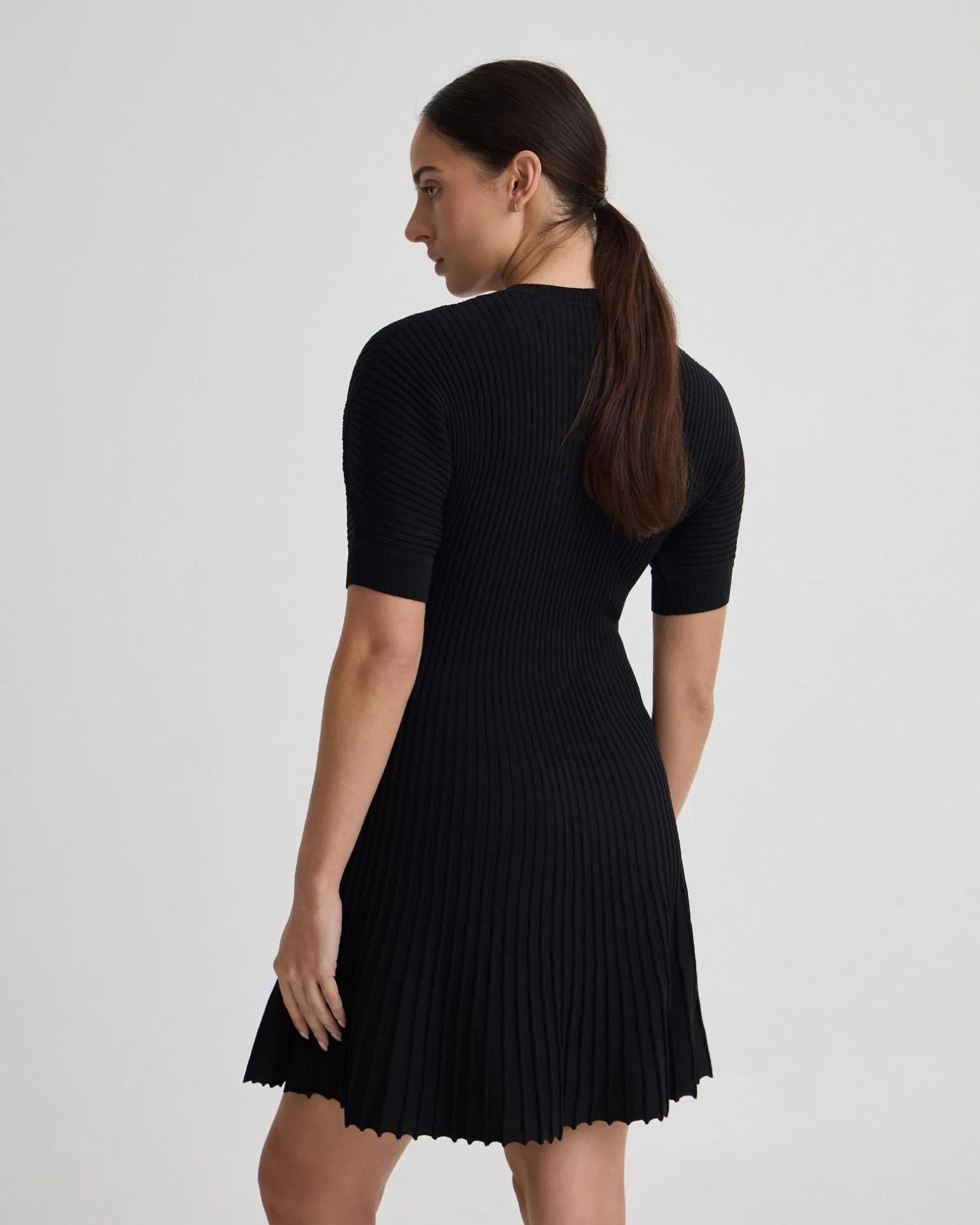 Florence Knitted Pleat Dress
