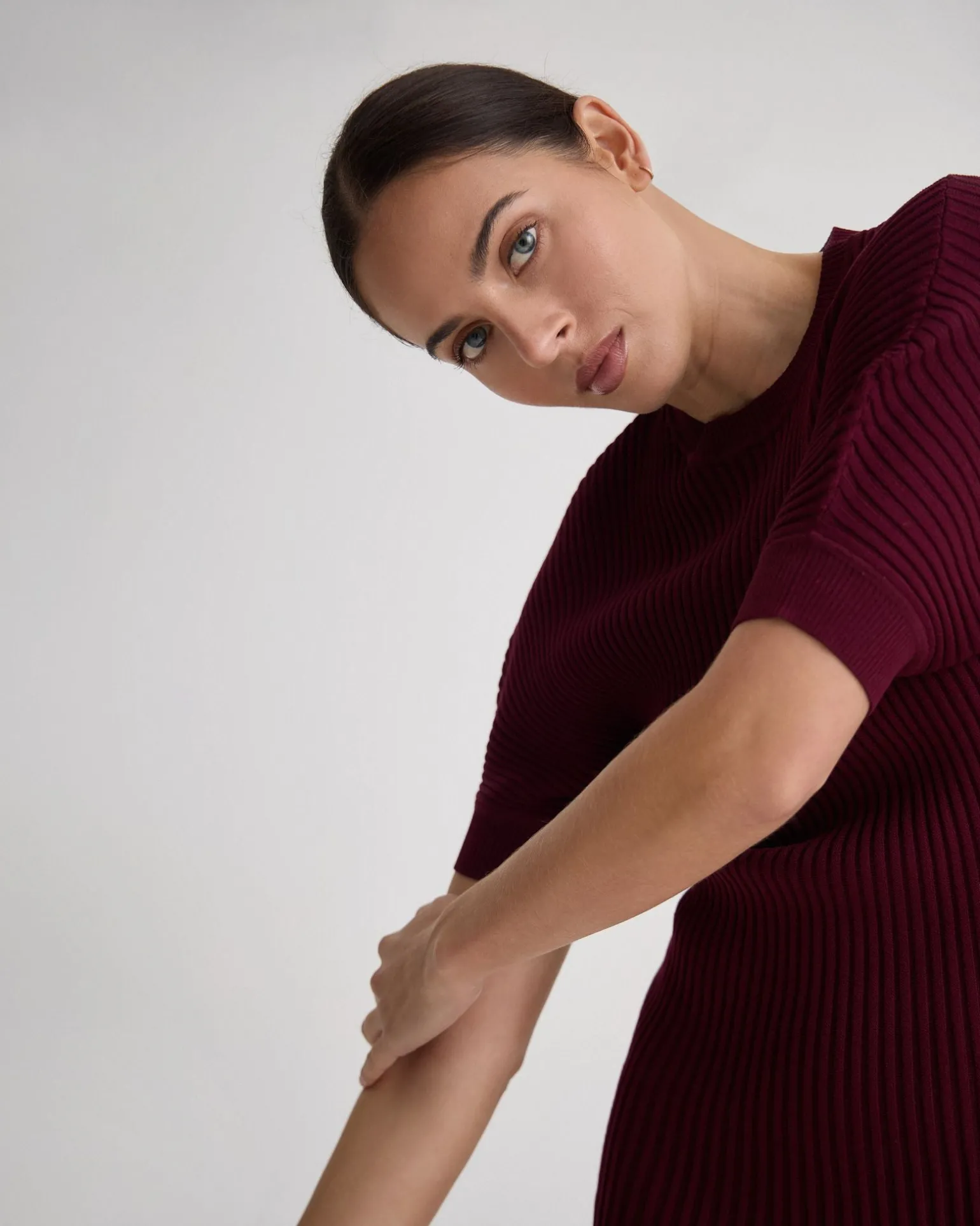 Florence Knitted Pleat Dress