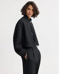 Frankie Crop Bomber Jacket