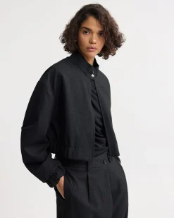 Frankie Crop Bomber Jacket