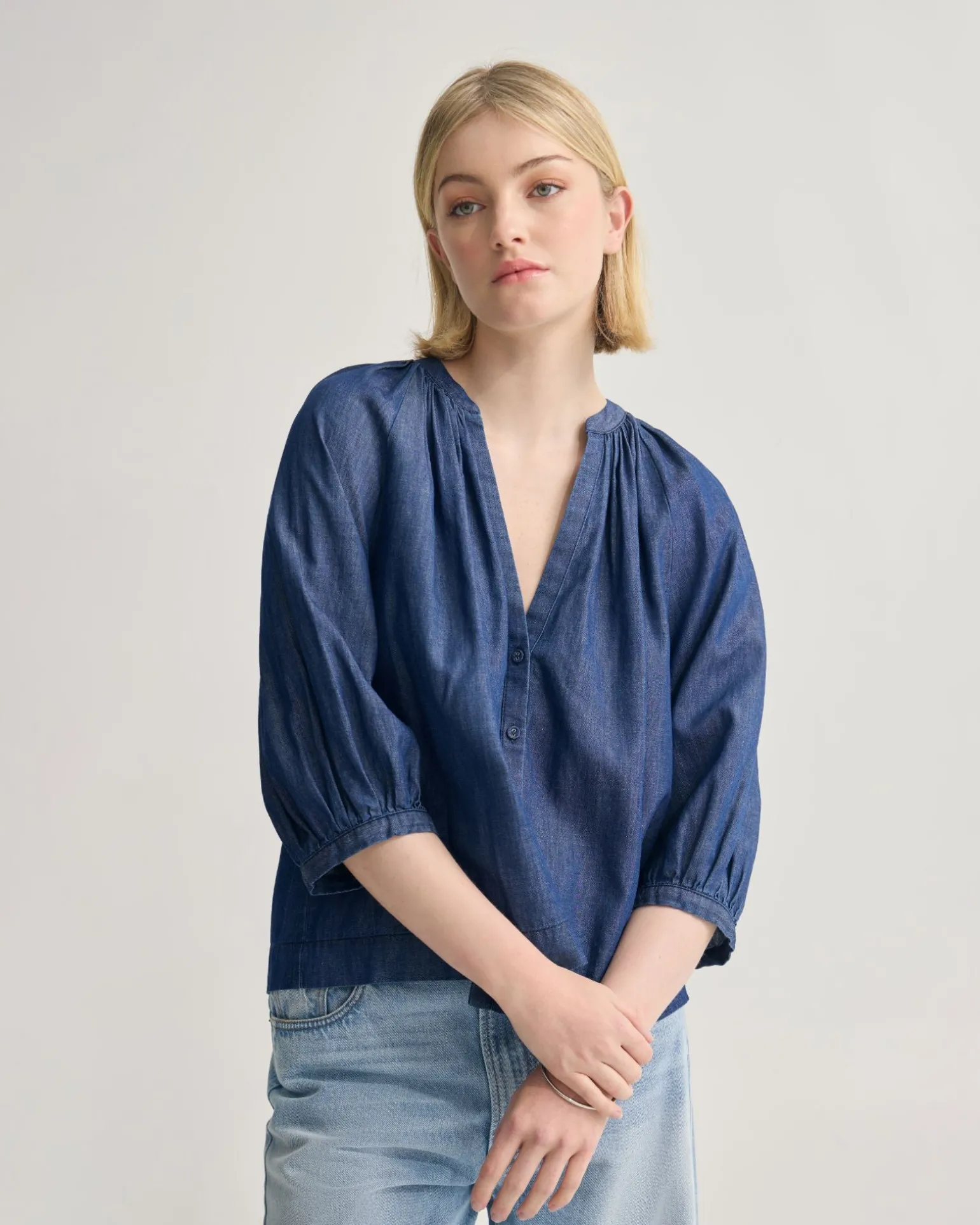 Freya Button Up Top