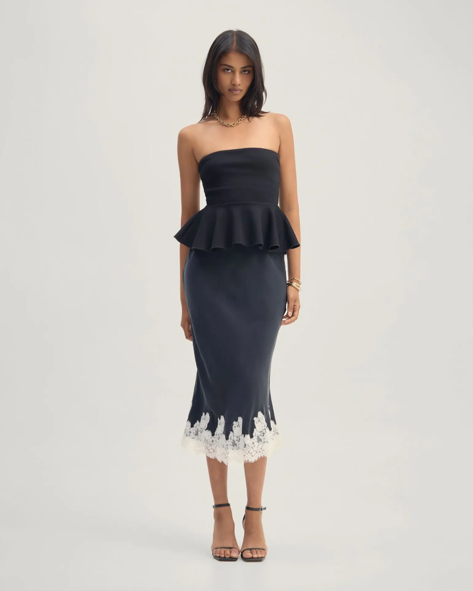 Frieda Lace Trim Skirt
