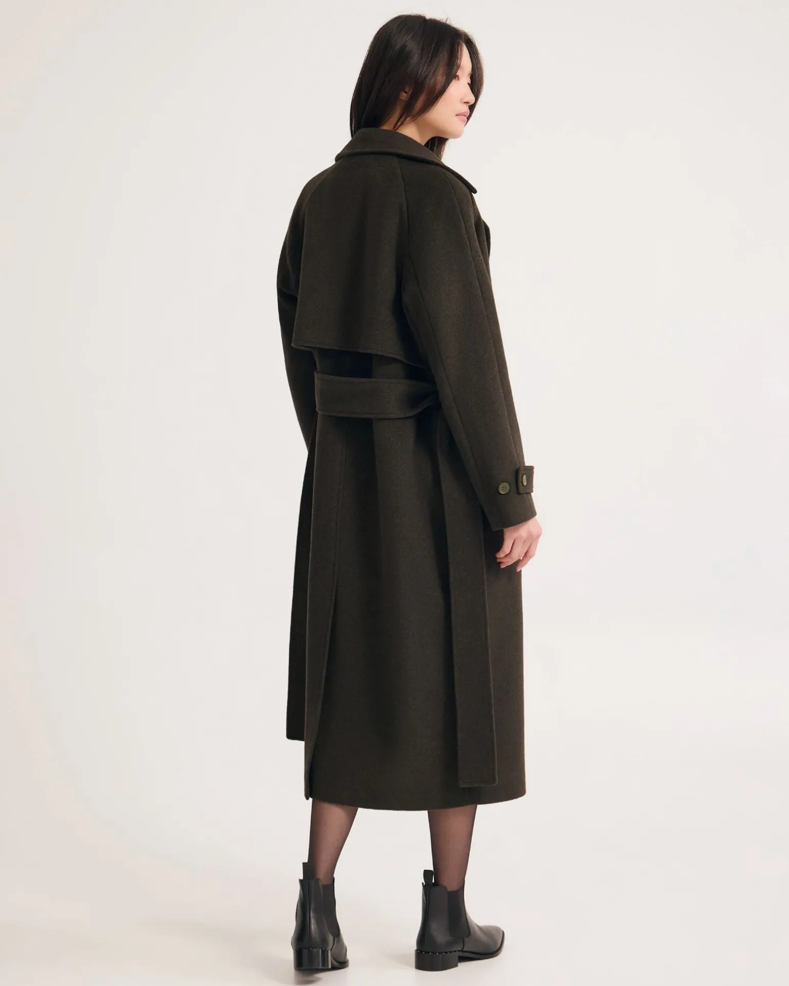 Gemma Wool Rich Trench Coat