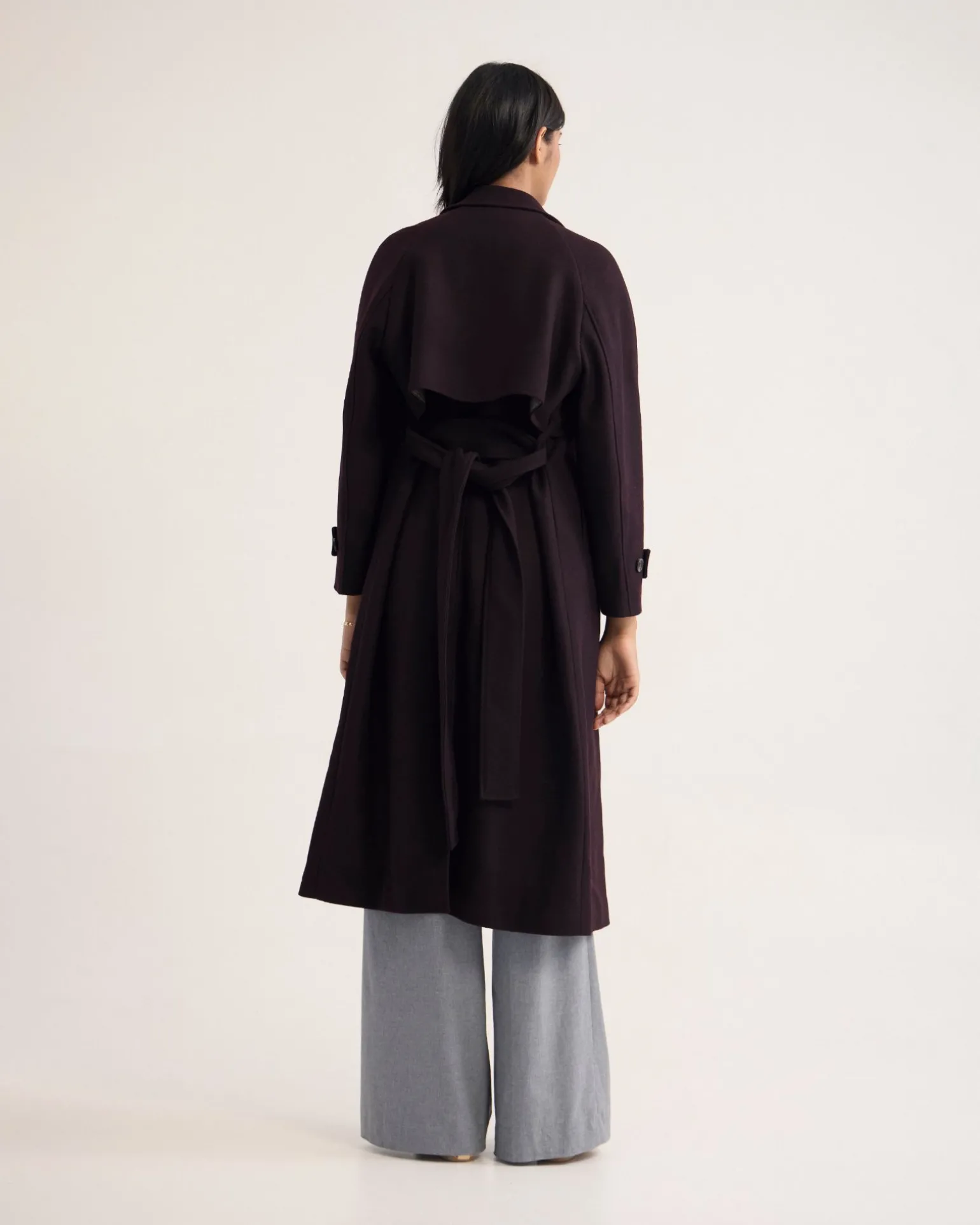 Gemma Wool Rich Trench Coat