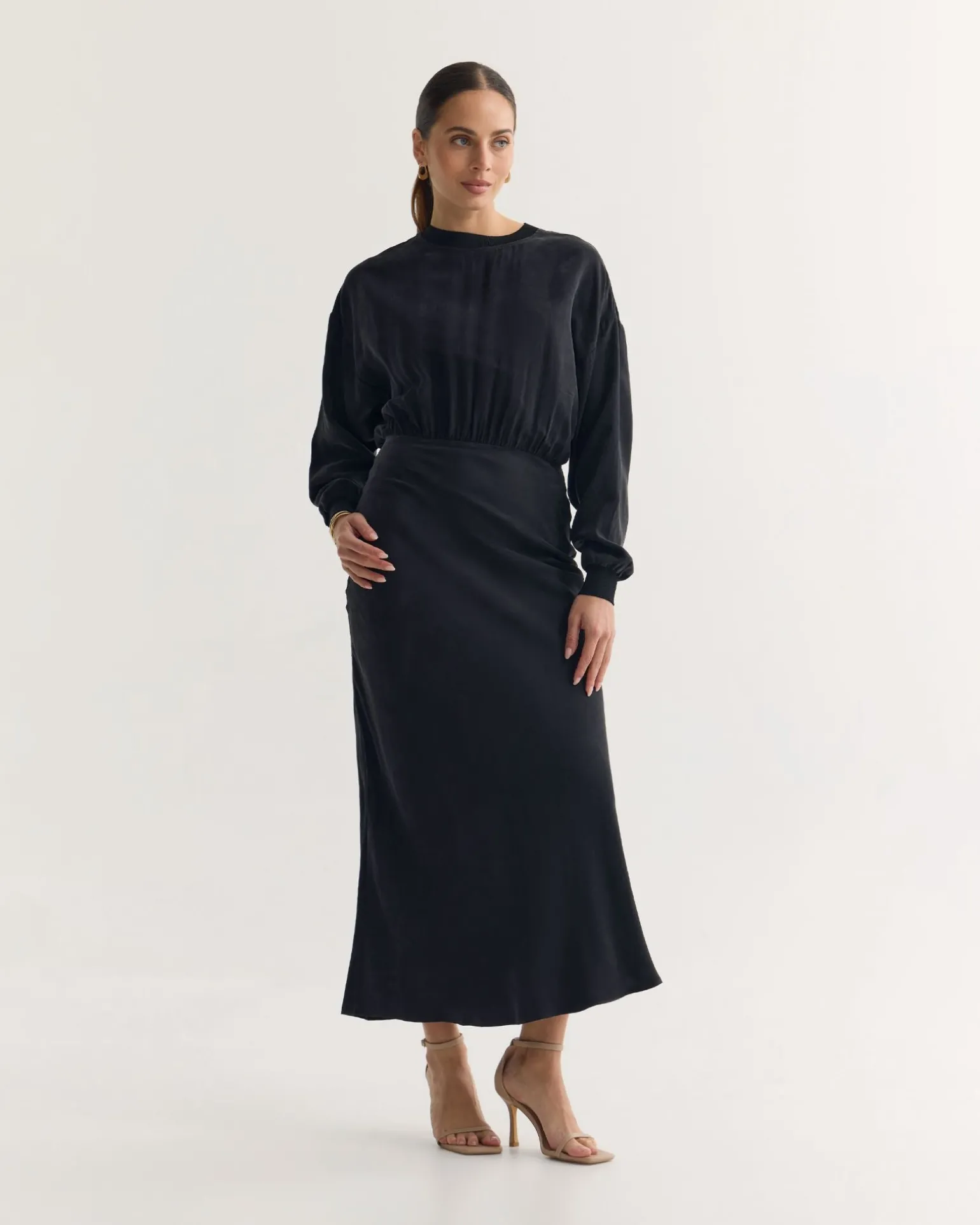 Georgina Cupro Dress