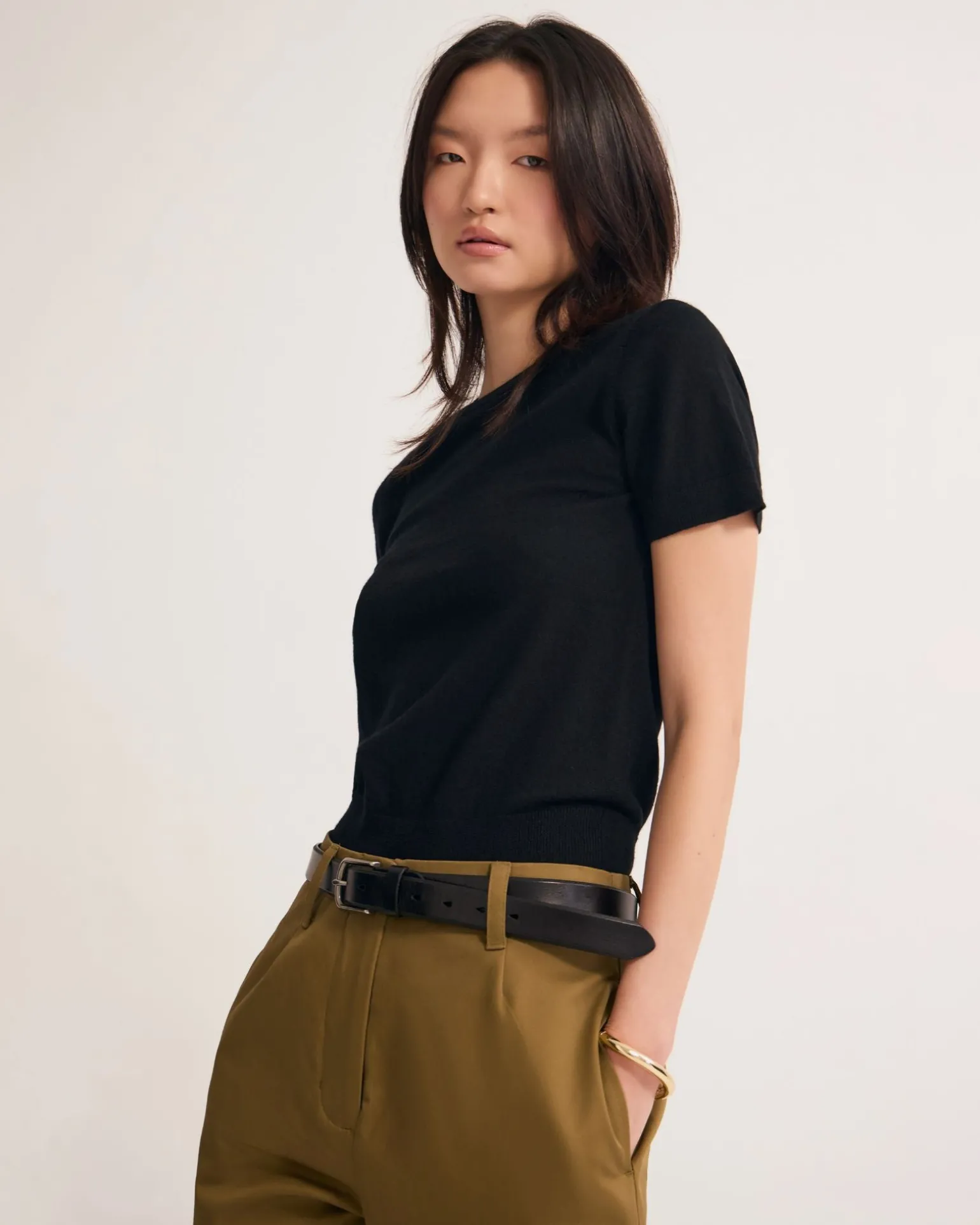 Grace Short Sleeve Merino Knit