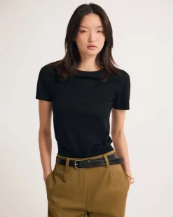 Grace Short Sleeve Merino Knit