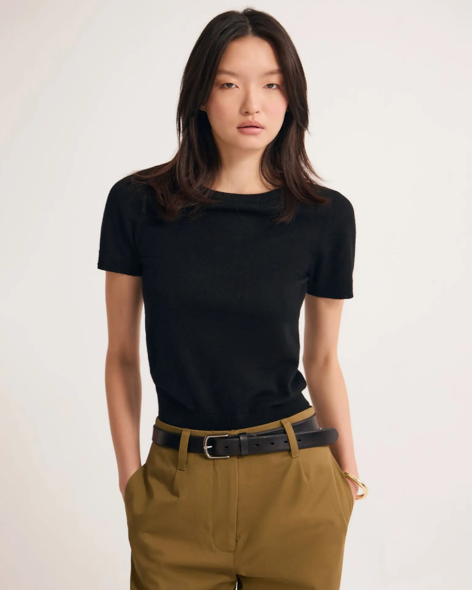 Grace Short Sleeve Merino Knit