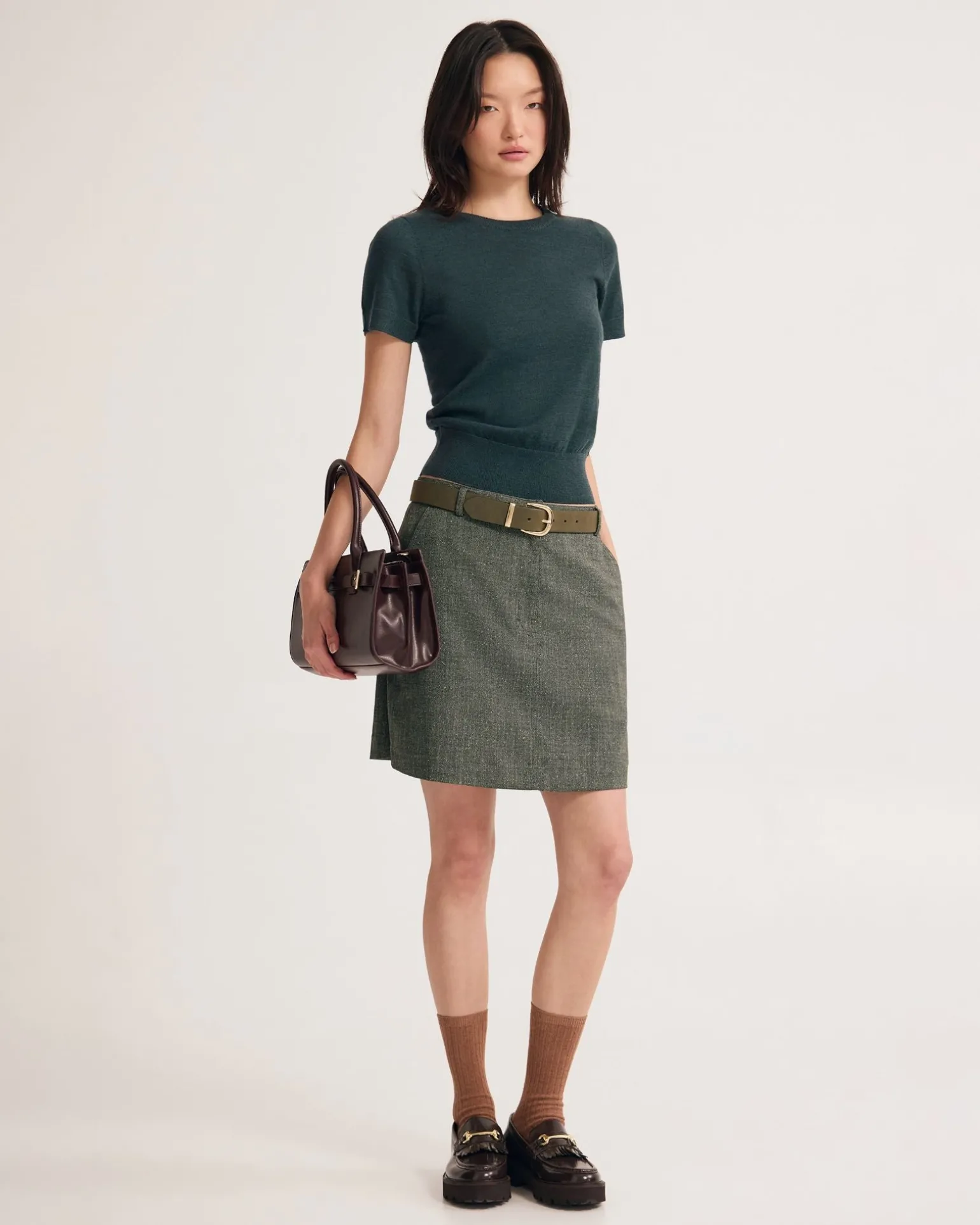 Grace Short Sleeve Merino Knit