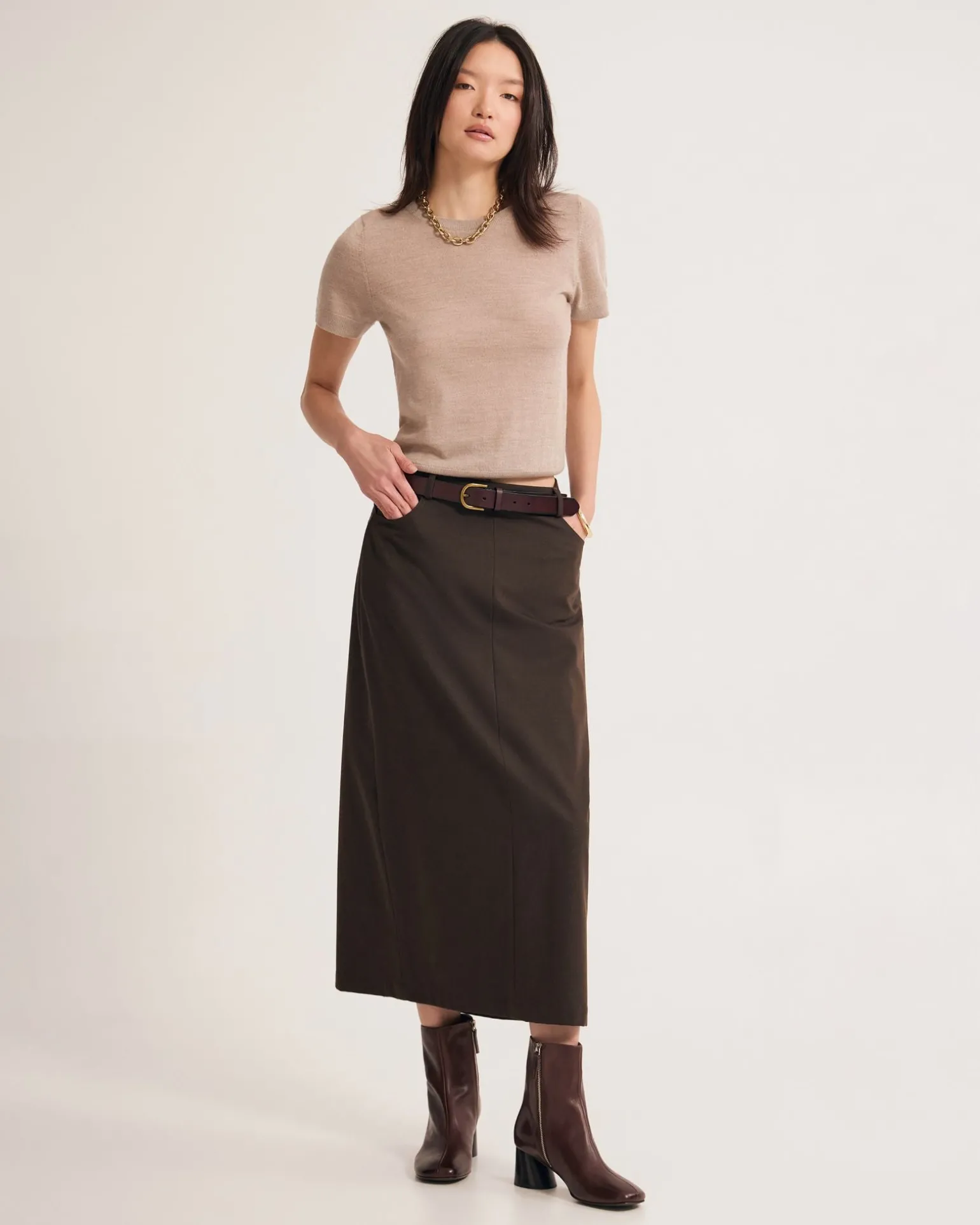 Grace Short Sleeve Merino Knit