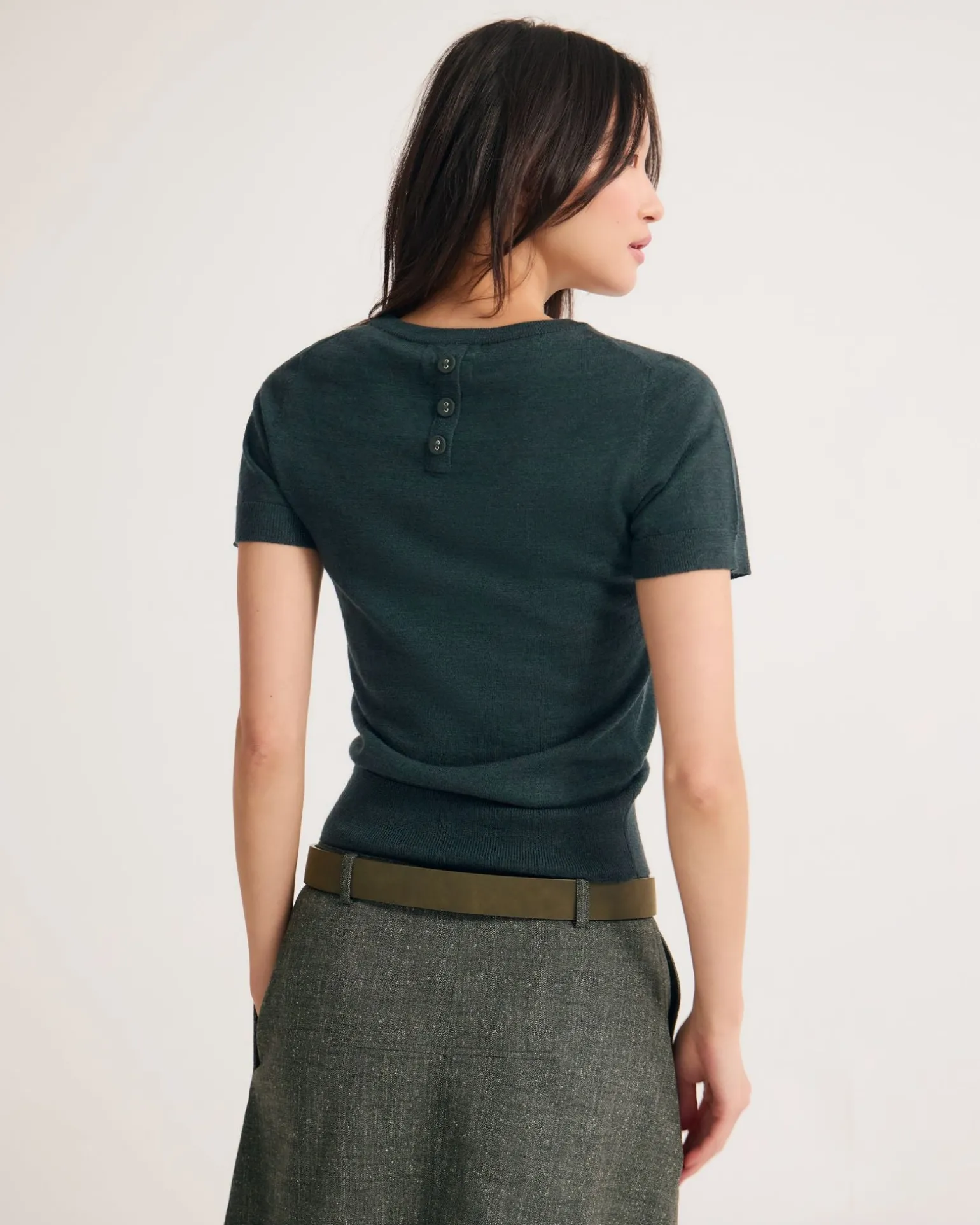Grace Short Sleeve Merino Knit