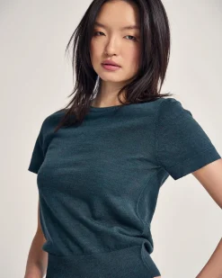 Grace Short Sleeve Merino Knit