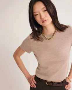 Grace Short Sleeve Merino Knit