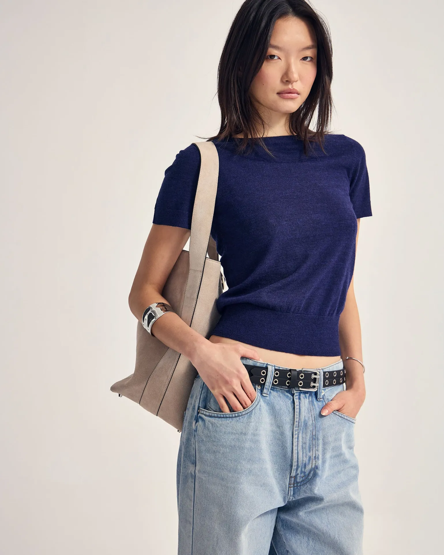 Grace Short Sleeve Merino Knit