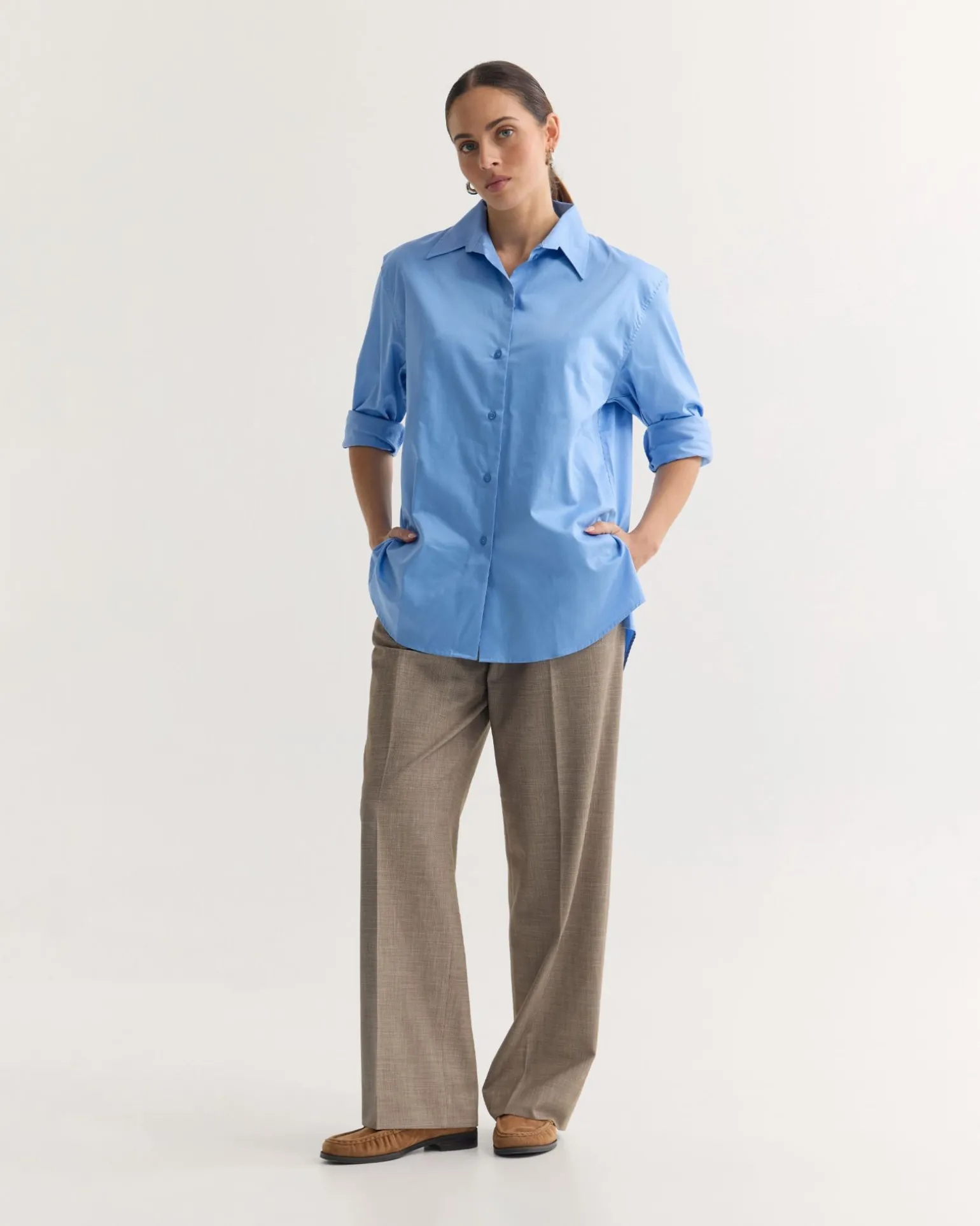 Hailey Oversize Cotton Shirt