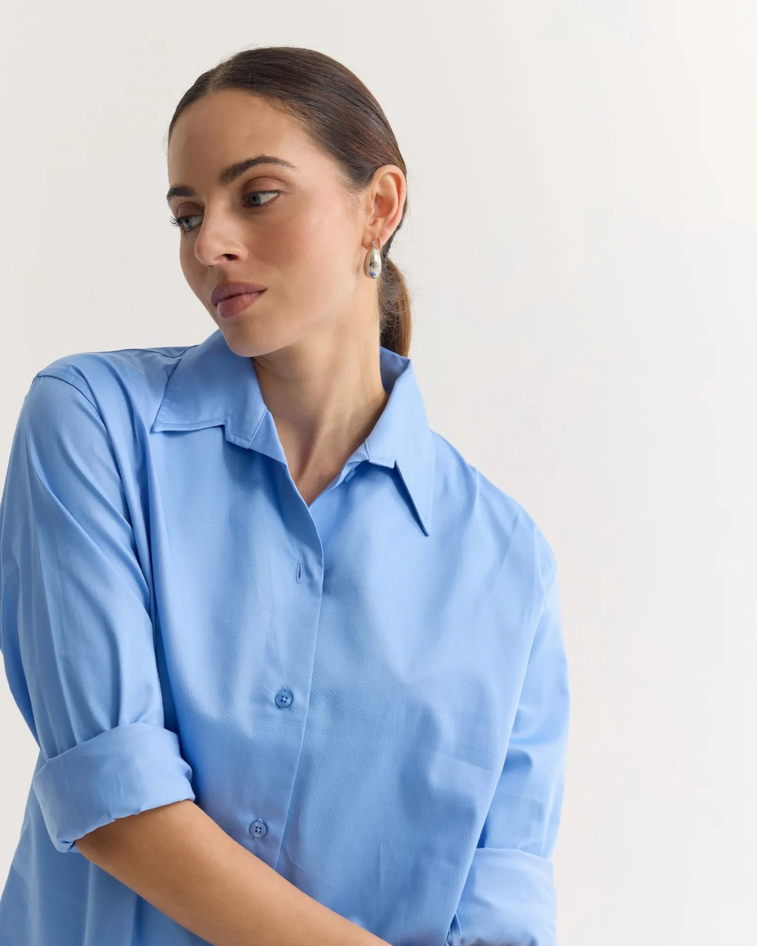 Hailey Oversize Cotton Shirt