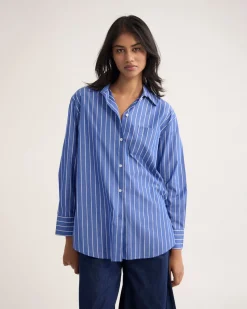 Hailey Striped Euro Fabric Shirt