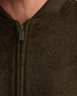 Hamish Wool Blend Bomber Jacket