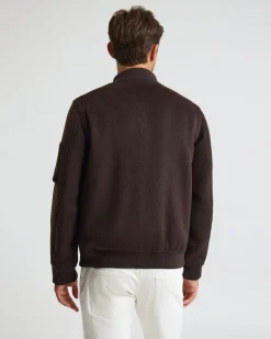 Hamish Wool Blend Bomber Jacket