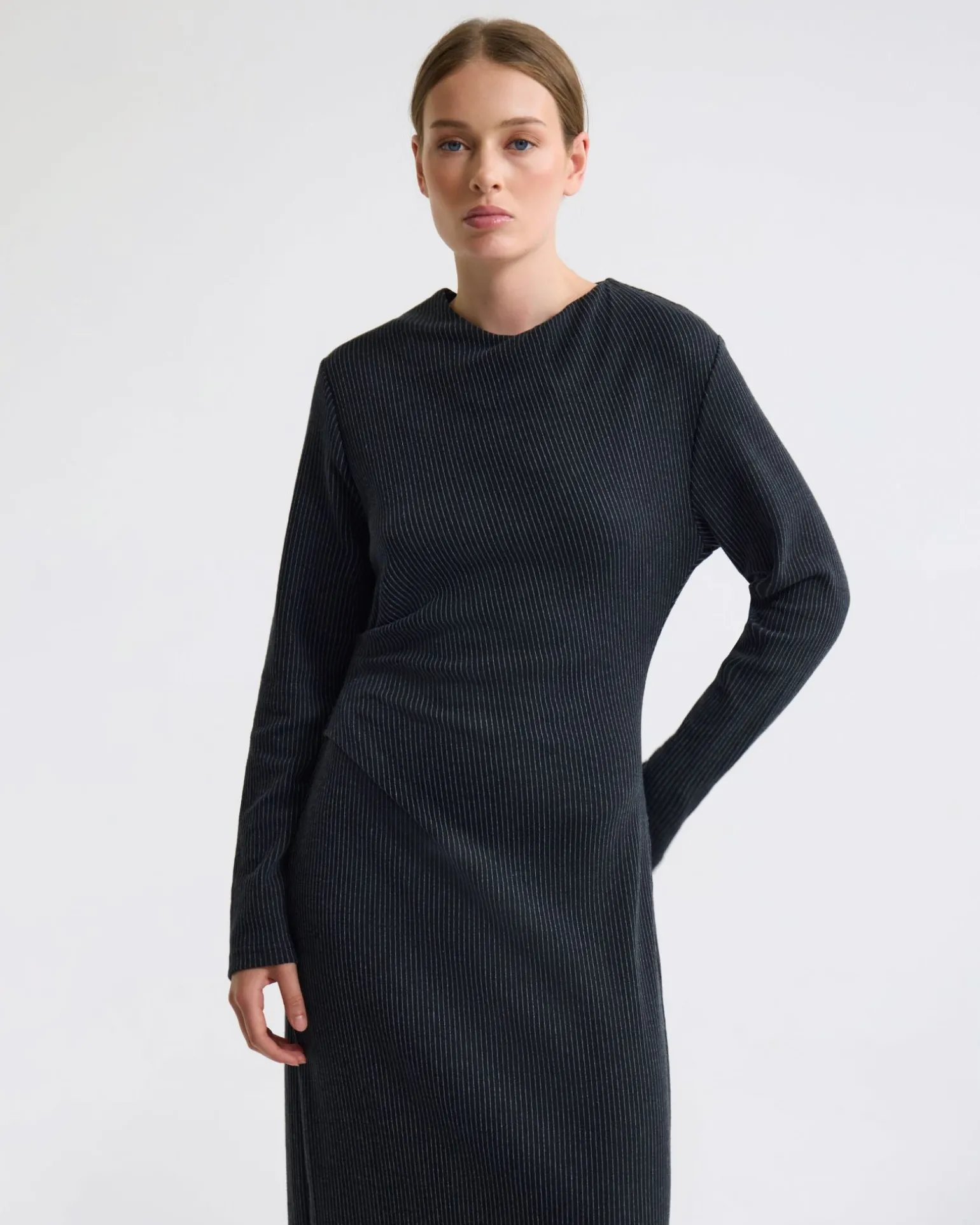 Hartley Jacquard Stripe Knit Dress