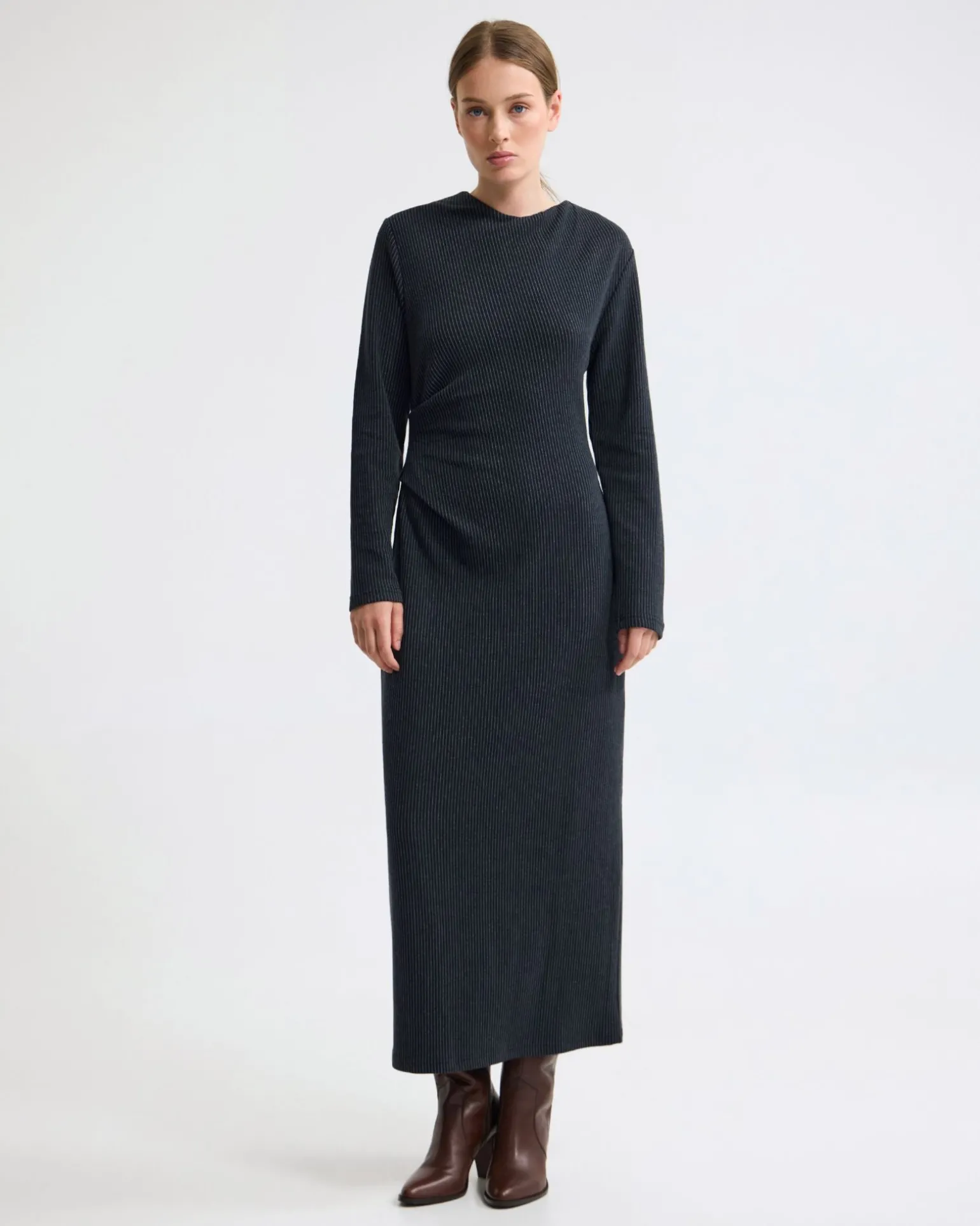 Hartley Jacquard Stripe Knit Dress
