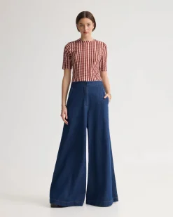Imogen Printed Jersey Top