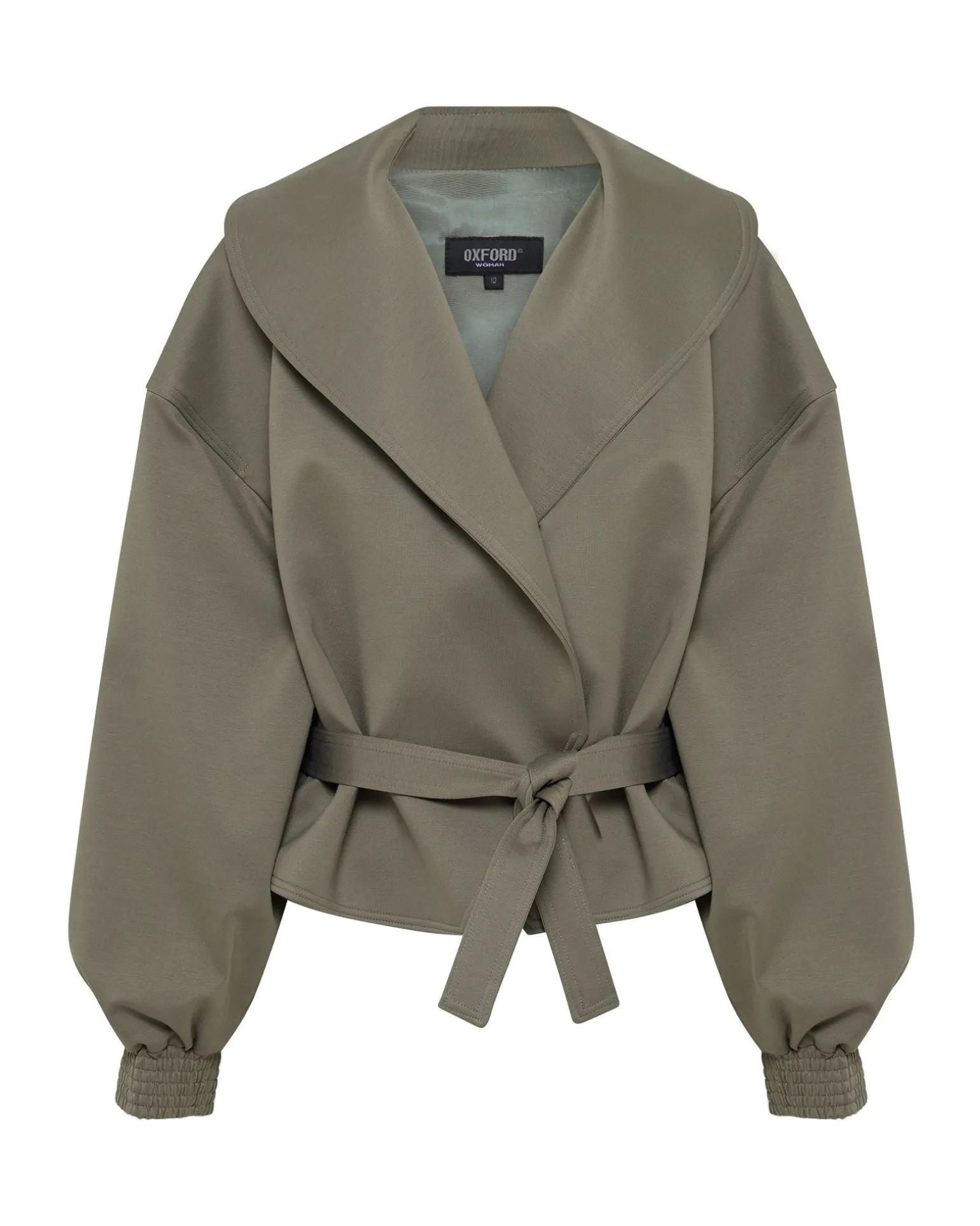 Indie Crop Belt Waist Jacket