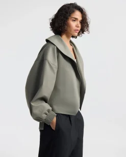 Indie Crop Belt Waist Jacket