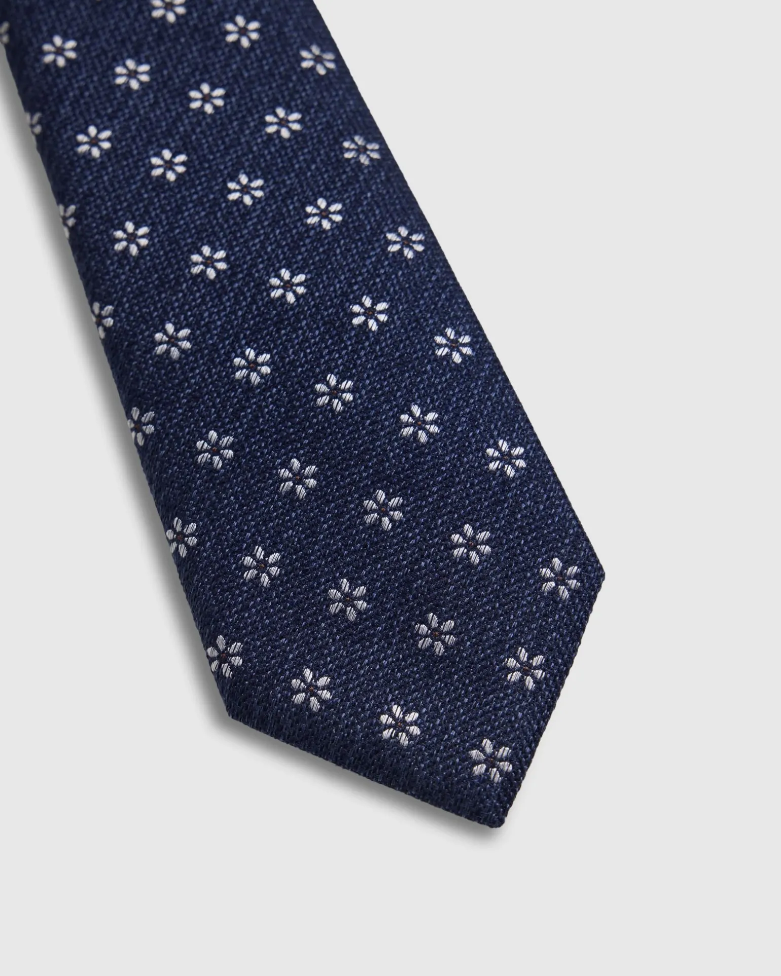 Isaac Ditsy 7Cm Silk/Wool Tie