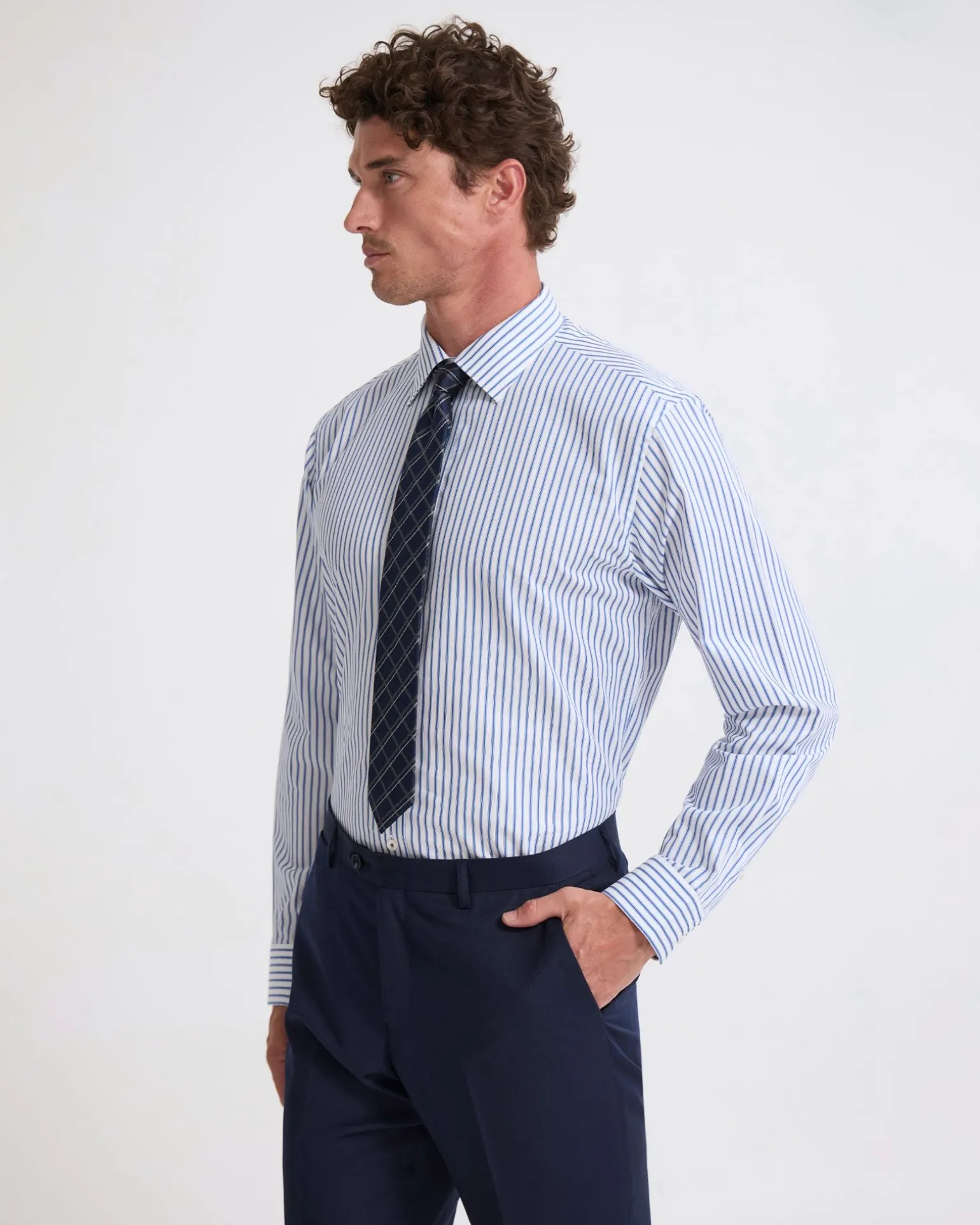 Islington Classic Fit Stripe Shirt