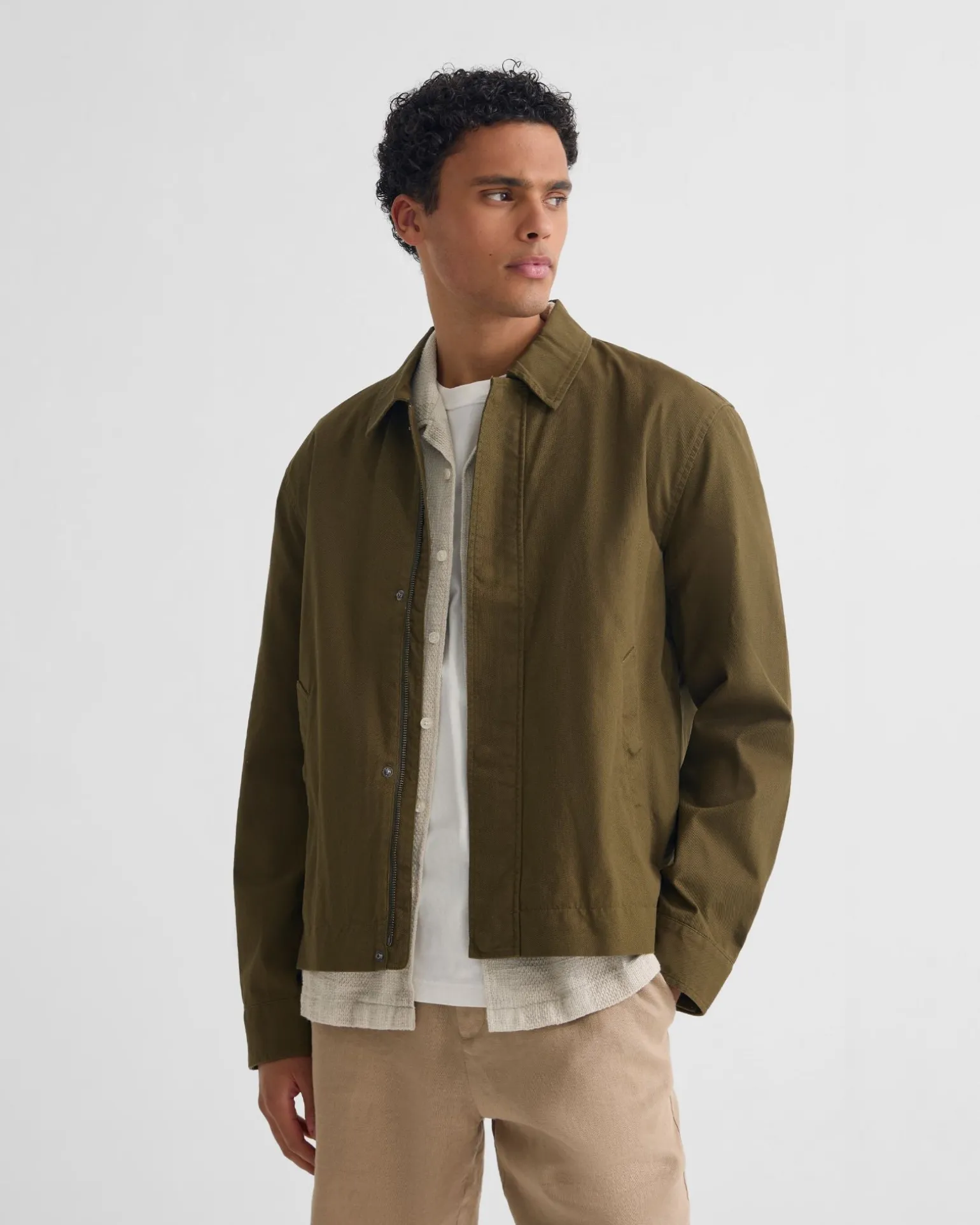James Stretch Cotton Jacket