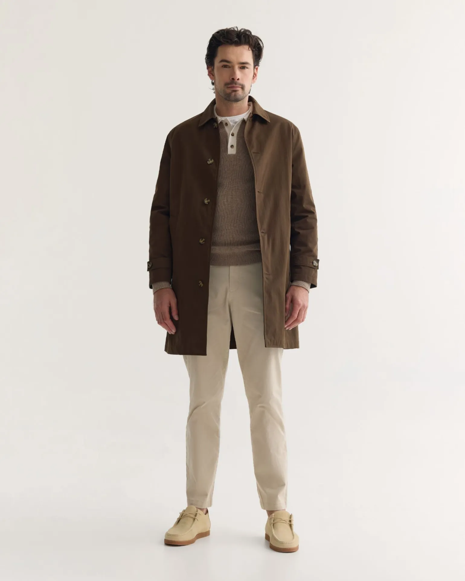Jay Cotton Twill Trench Coat