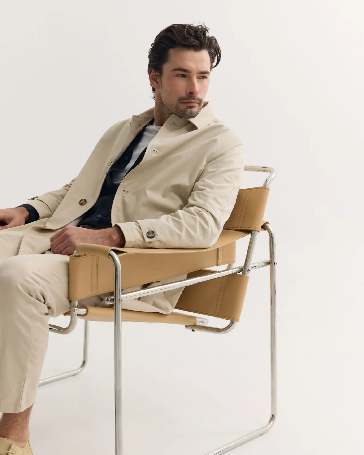 Jay Cotton Twill Trench Coat