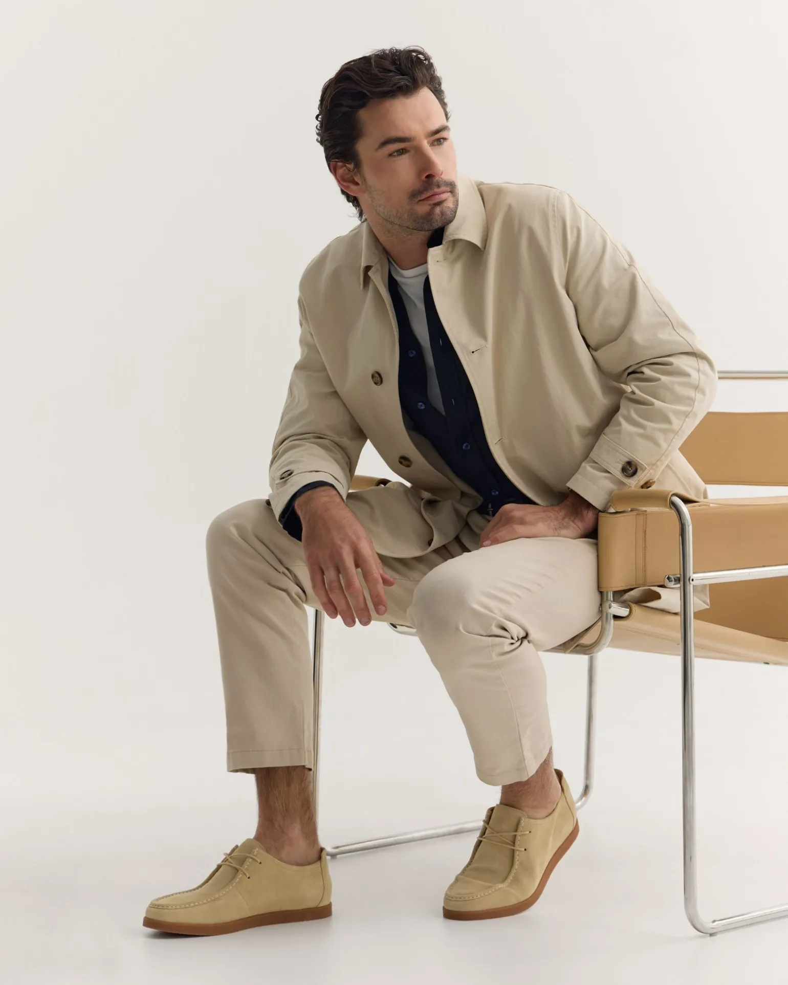 Jay Cotton Twill Trench Coat