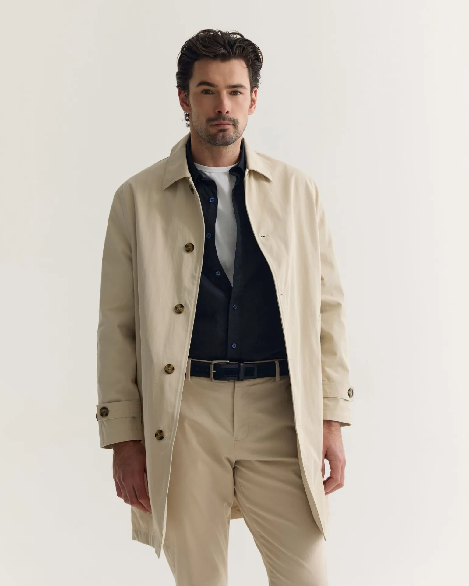 Jay Cotton Twill Trench Coat