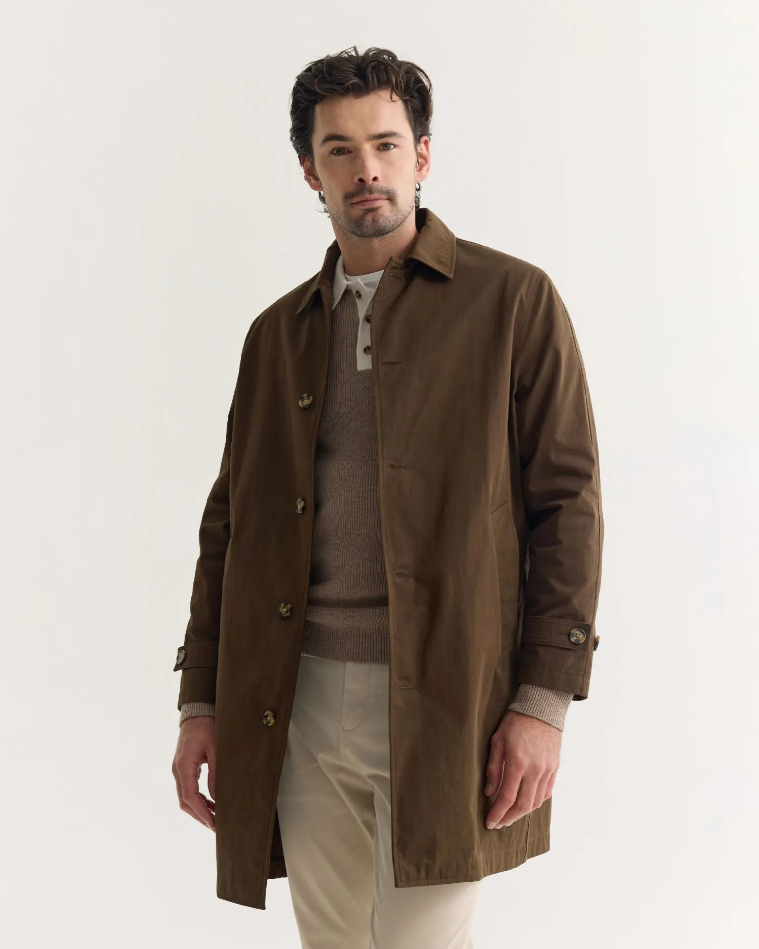 Jay Cotton Twill Trench Coat