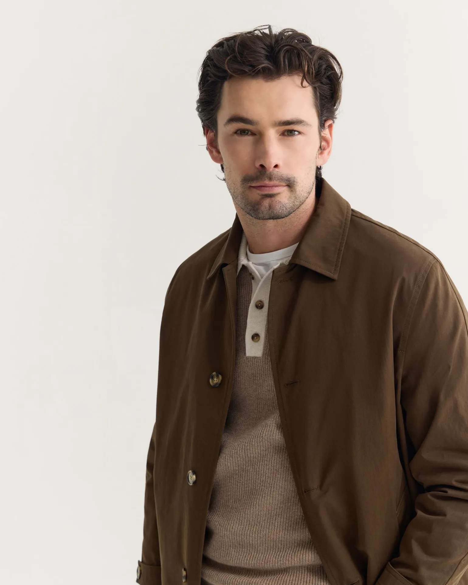 Jay Cotton Twill Trench Coat