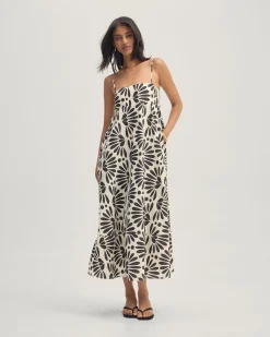 Jessica Cotton Printed Dress