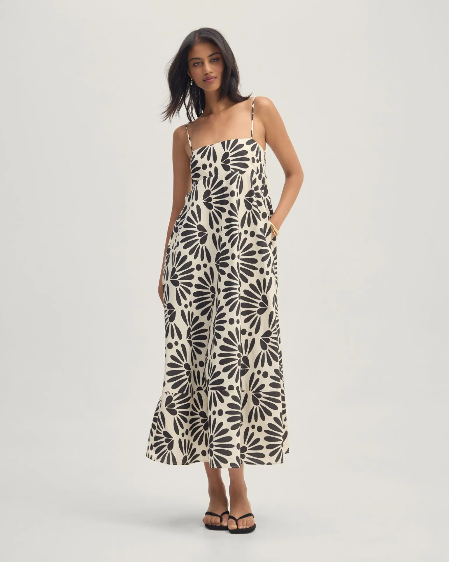 Jessica Cotton Printed Dress