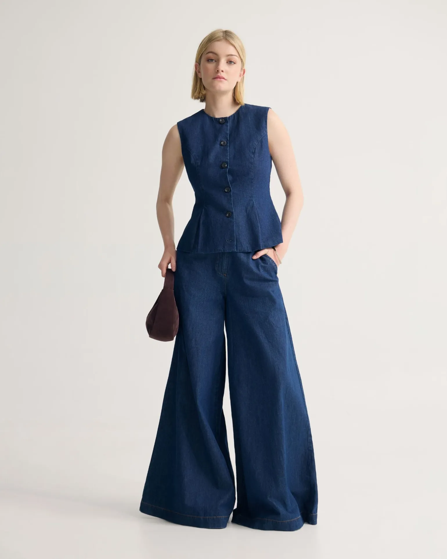 Katie Denim Waistcoat