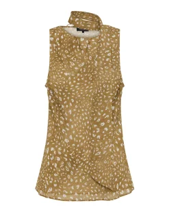Katrine Bambi Print Scarf Top