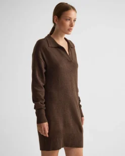 Kennedy Wool Blend Polo Dress
