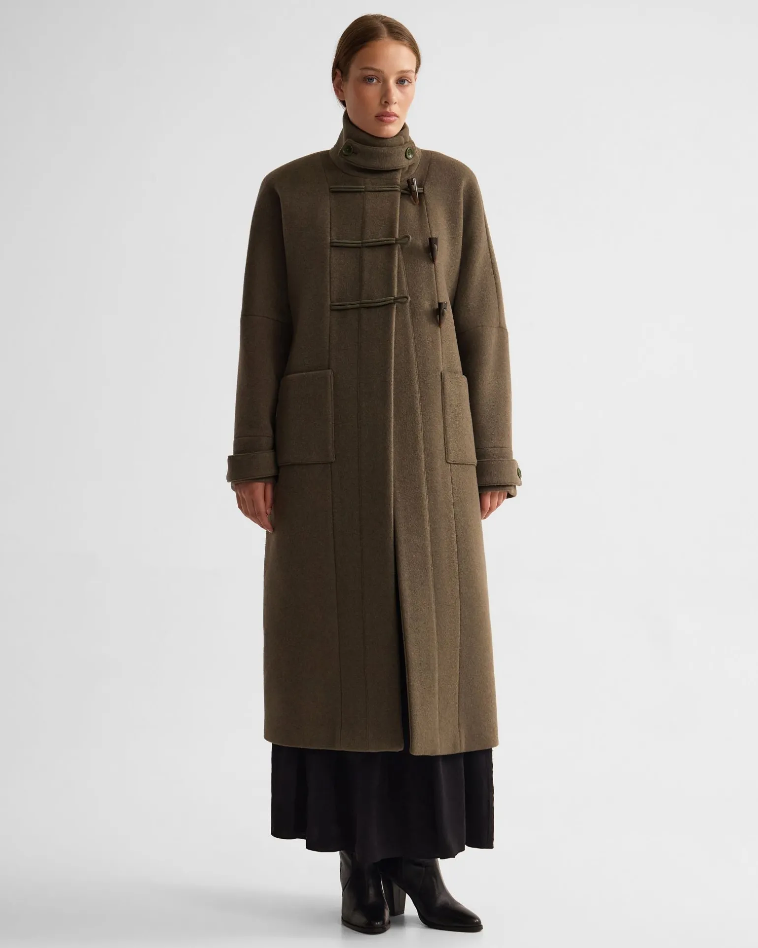 Kerry Funnel Collar Duffle Coat