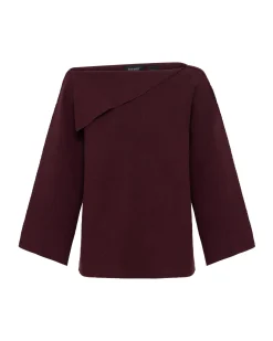 Laura Knitted Folded Collar Top