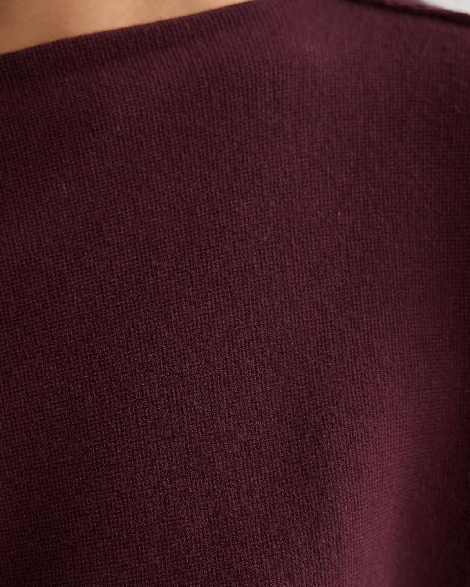 Laura Knitted Folded Collar Top