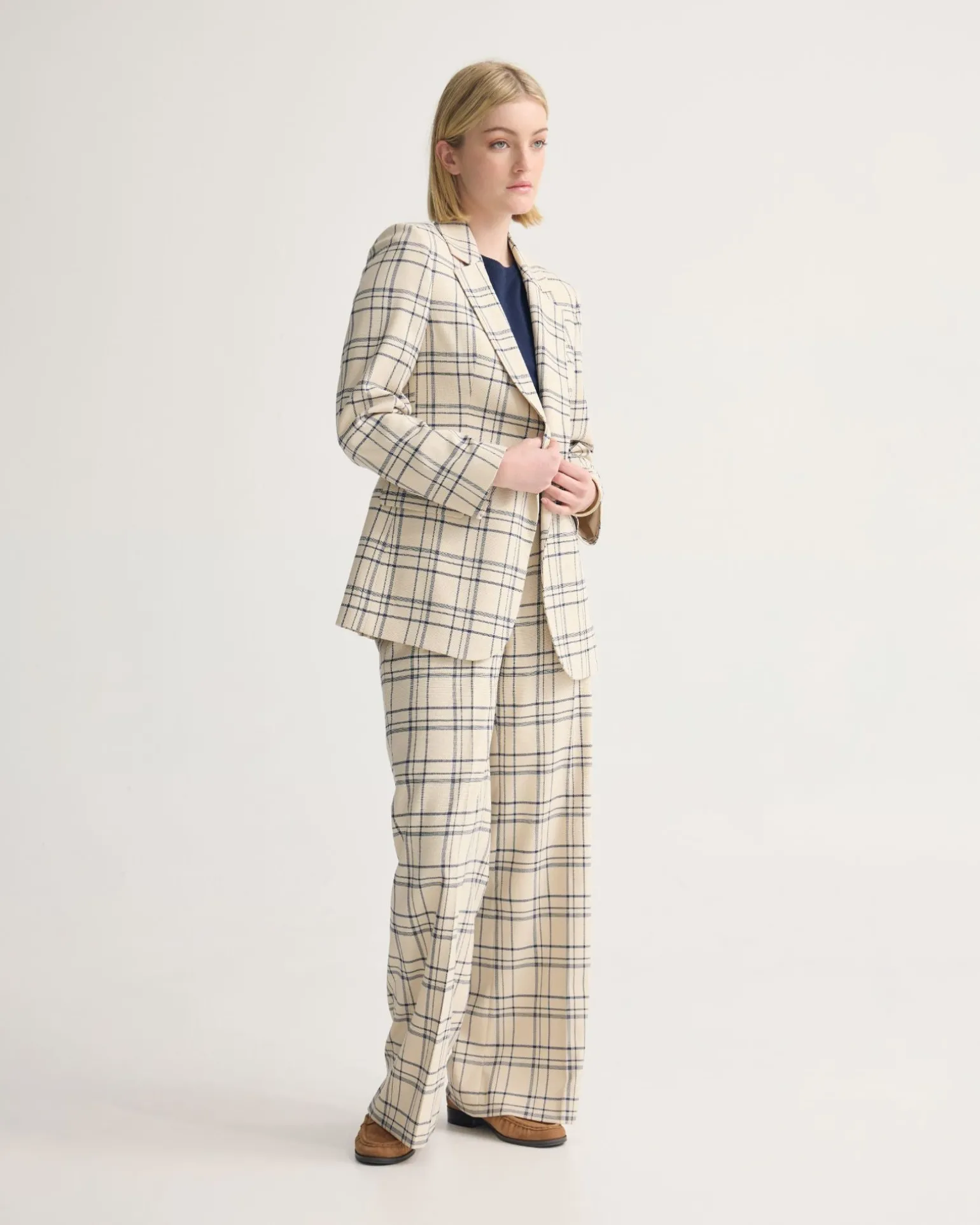 Lauren Check Suit Pant