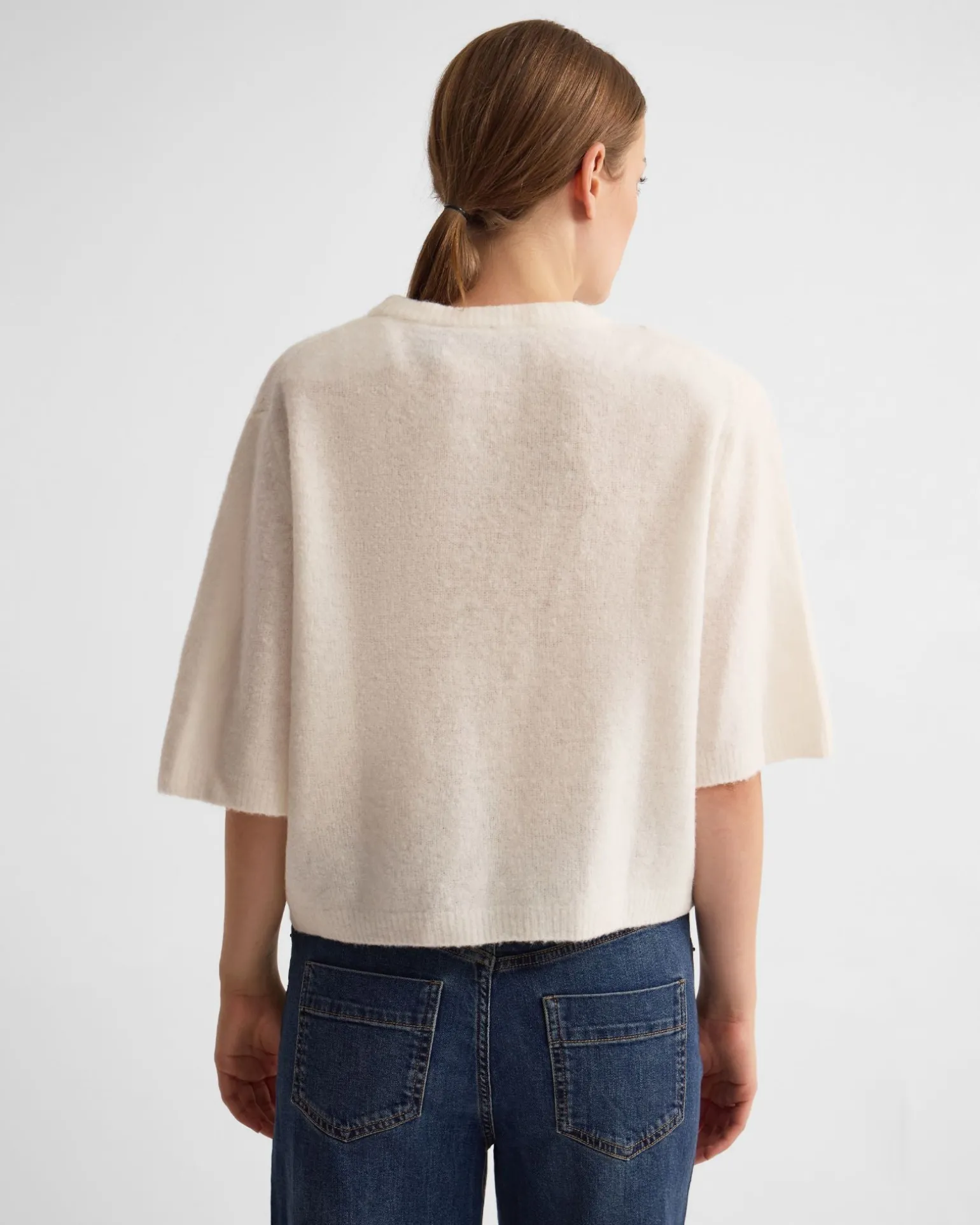 Leeta Wool Knitted T Shirt